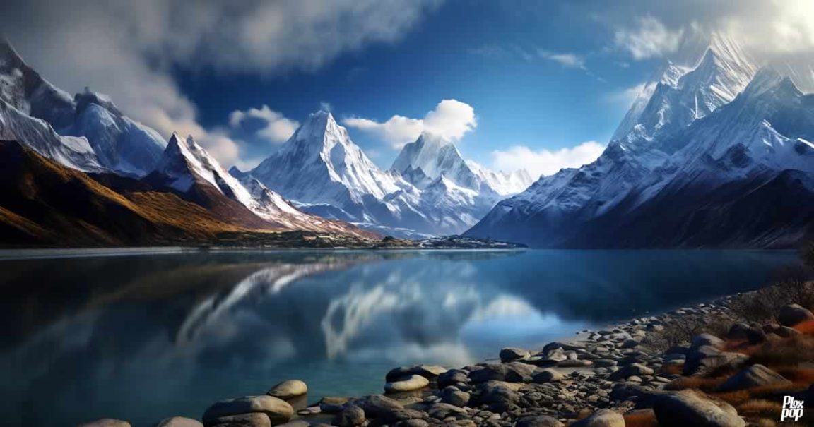 Himalayan glaciers melting