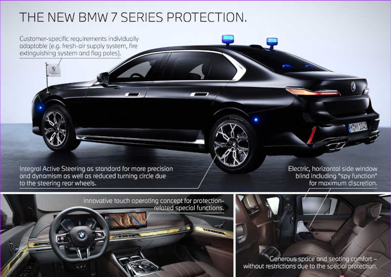 BMW i7 Protection features