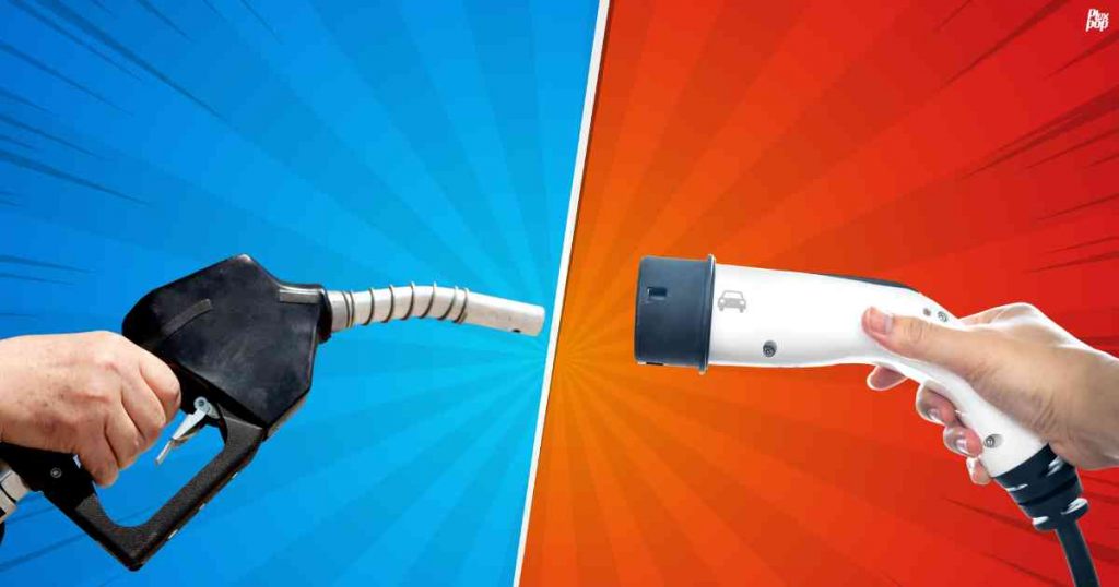 Petrol vs EV Charging