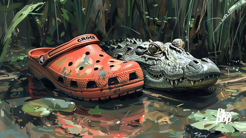 Crocs looked like the snout of a crocodile